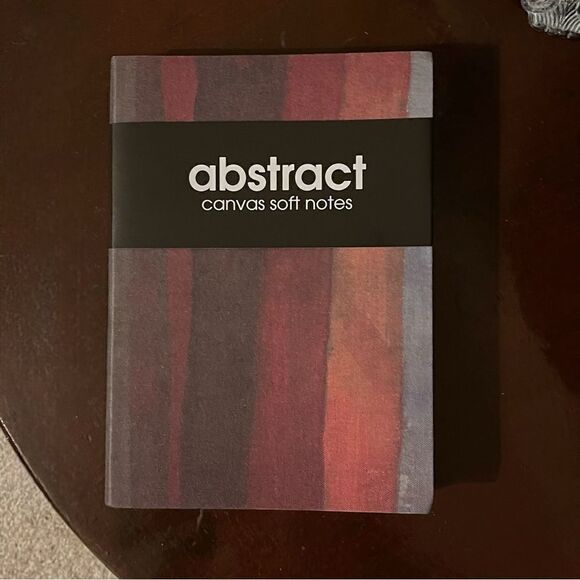 PaperLuxe Abstract Soft Canvas Soft Notes Ribbon Bookmarker Acid-Free Notebook - Picture 1 of 14